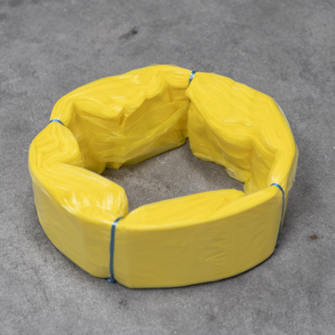 Gul Infinity pose endeløs