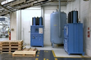 Brugte ballepressere i arbejdsmiljø