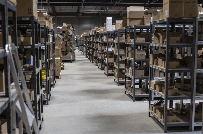 stort logistiklager